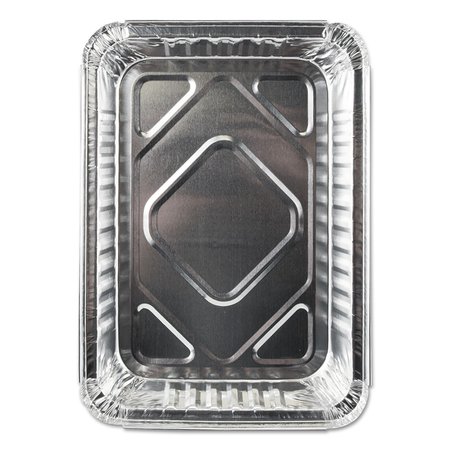 DURABLE PACKAGING Aluminum Closeable Containers, 1.5 lb Oblong, PK500 23030500